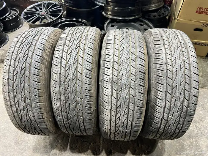 طقم كفرات كونتيننتال نضيف مقاس 265.65.18 2