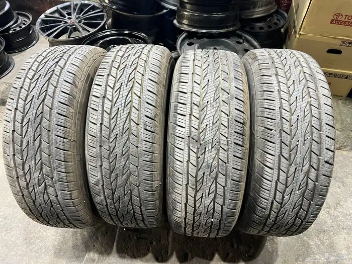 طقم كفرات كونتيننتال نضيف مقاس 265.65.18 0