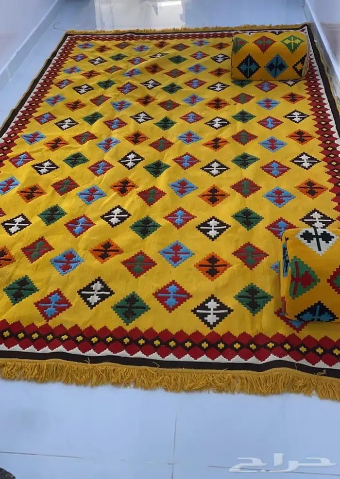سجاد تراثي وجهين مع أربع مراكي 0