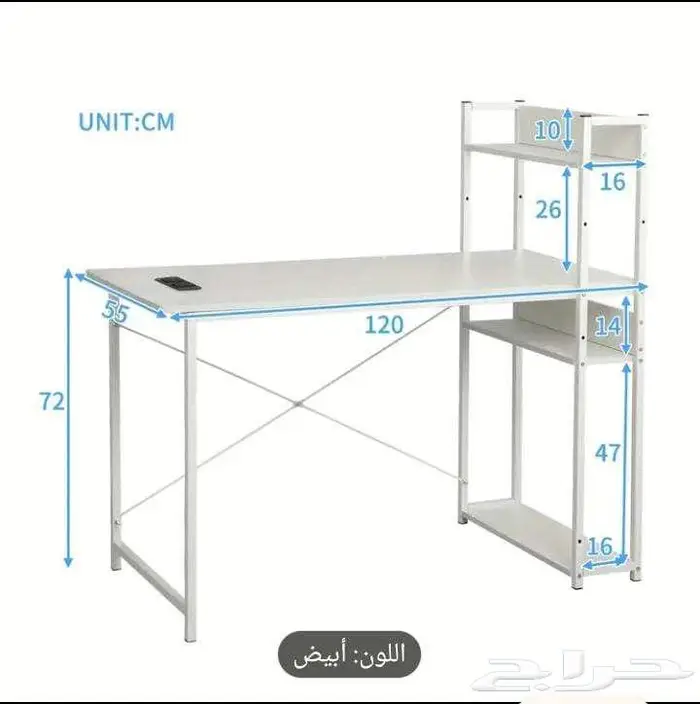 طاولة كمبيوتر كتب منزلية للمكتب وغيرة 9