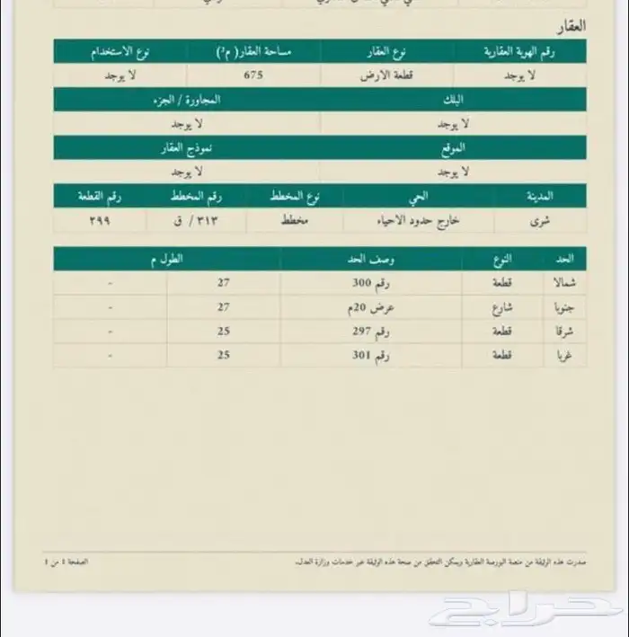 أرض للبيع في محافظة الأسياح 1