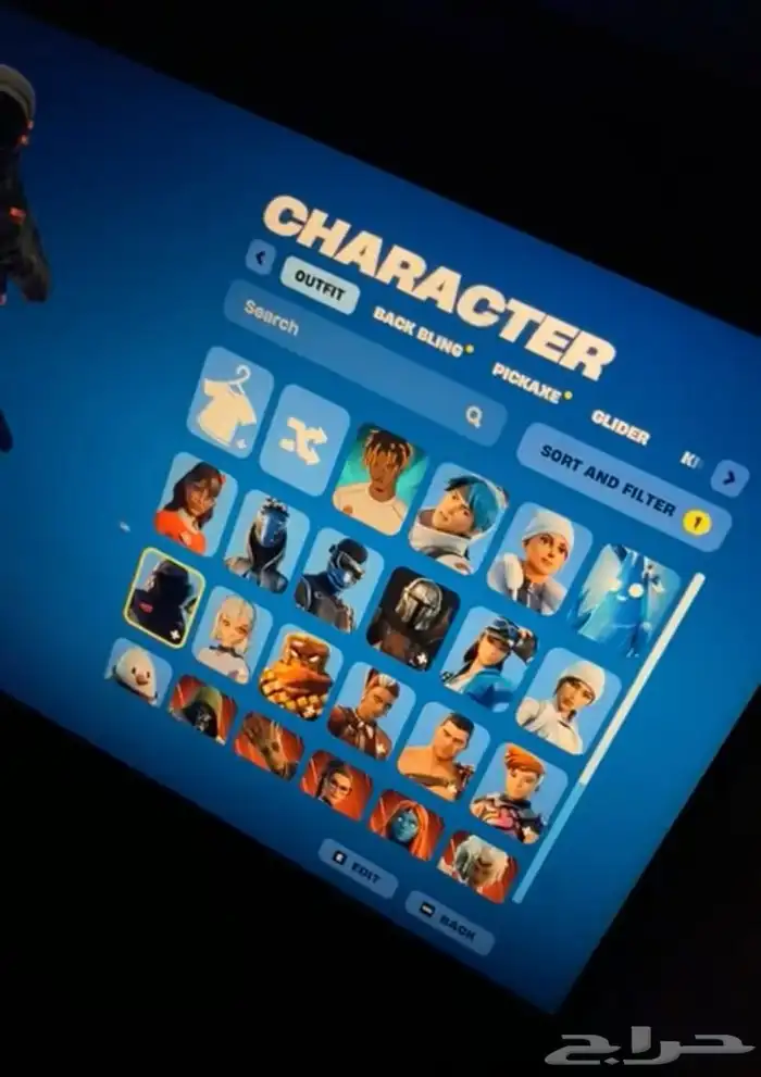 حساب فورت بس مايربط سوني 1