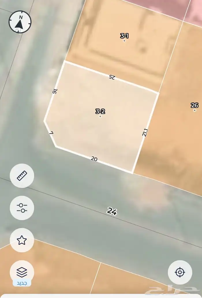 ارض سكنية للبيع على شارع تجاري 0