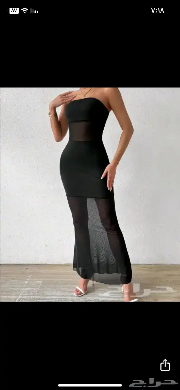 فساتين سهره جديده الثلاث فساتين ب 100 ريال المقاس لارج 10