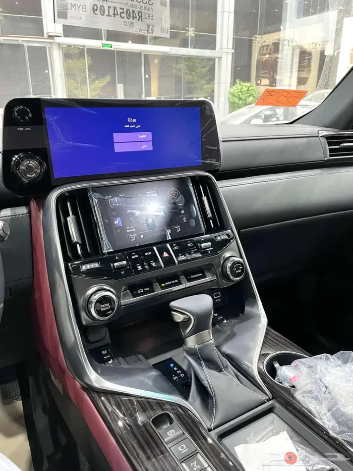 لكزس LX 600 BB سعودي بطاقة جمركية 2025 تيتانيوم داخلي احمر 17