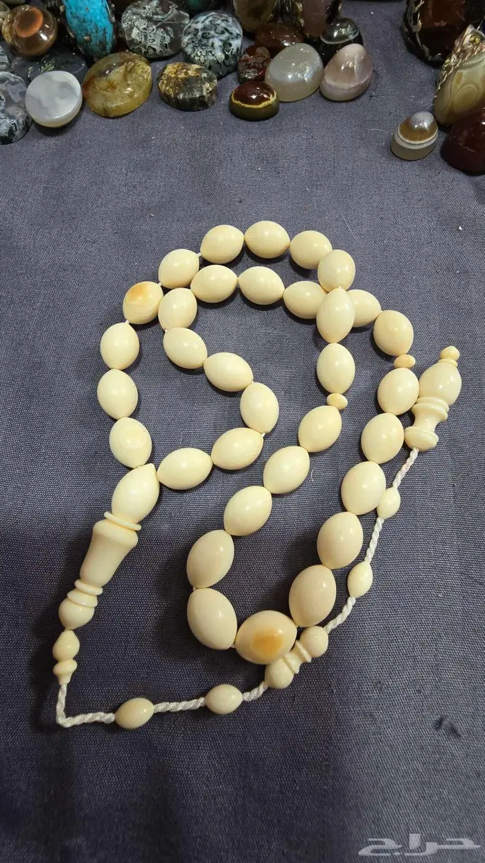 سبحه عاج ناب الفيل ماشاءالله تبارك الرحمن 1