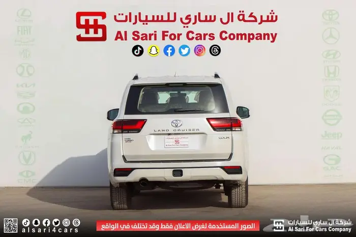 تويوتا لاند كروزر GXR L2 2025 اقساط بنوك وشركات 19