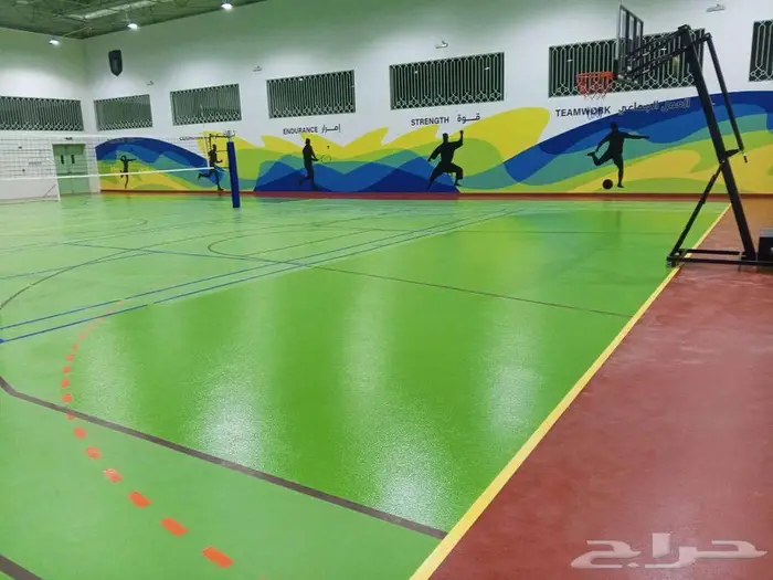 انظمة ارضيات و ملاعب رياضية متكاملة من التصميم الى التنفيذ. 26