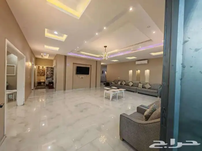 استراحة هابي نايت قسمين كبيره ومسبح كبير بسخان وملعب طايره 28