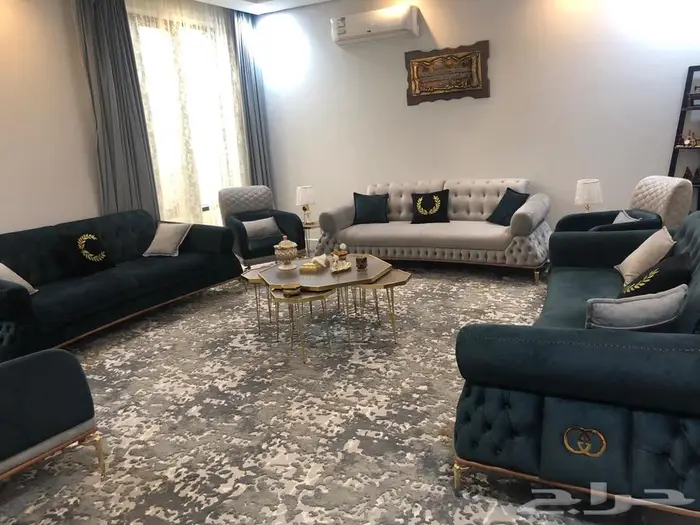 طقمين كنب تركي خشب زان 3