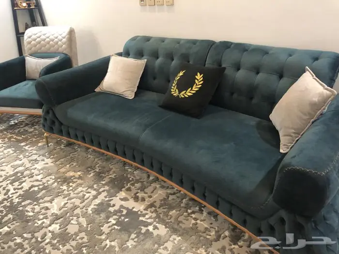 طقمين كنب تركي خشب زان 0