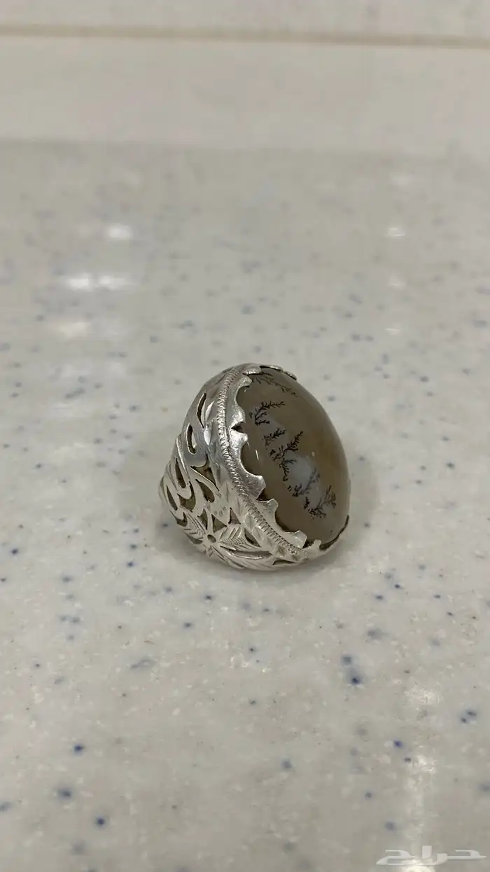 خاتم عقيق مشجر 2