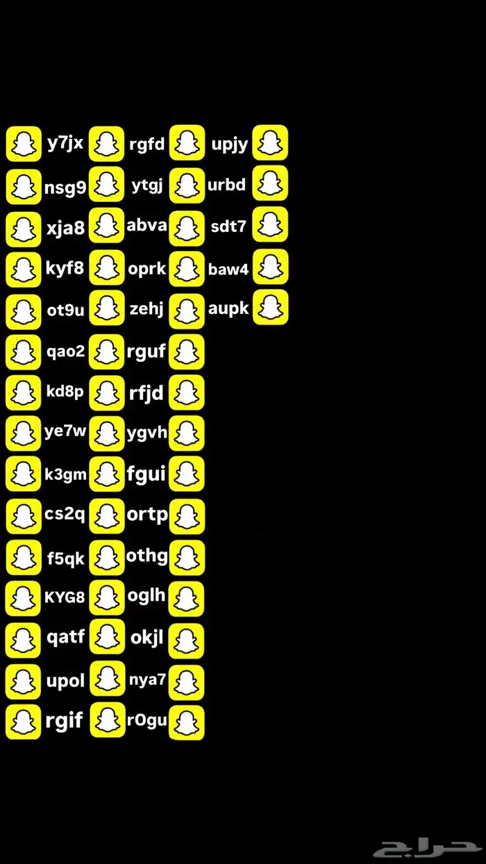 يوزرات سناب 2