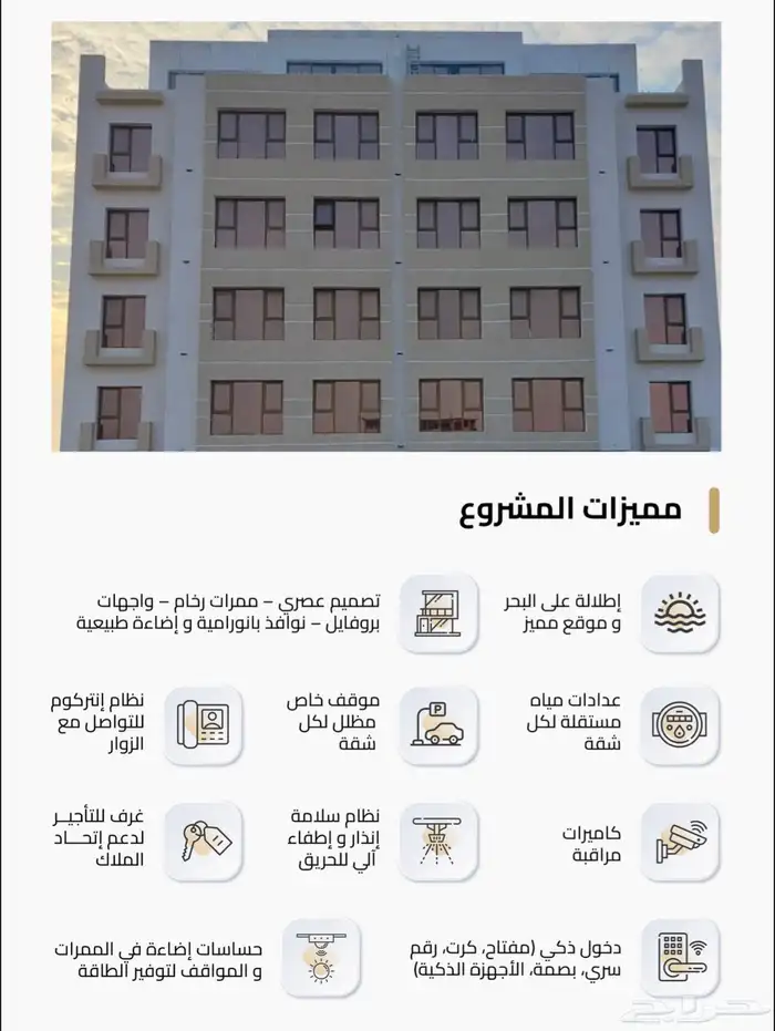 شقة جديده للإيجار في موقع مميز 2
