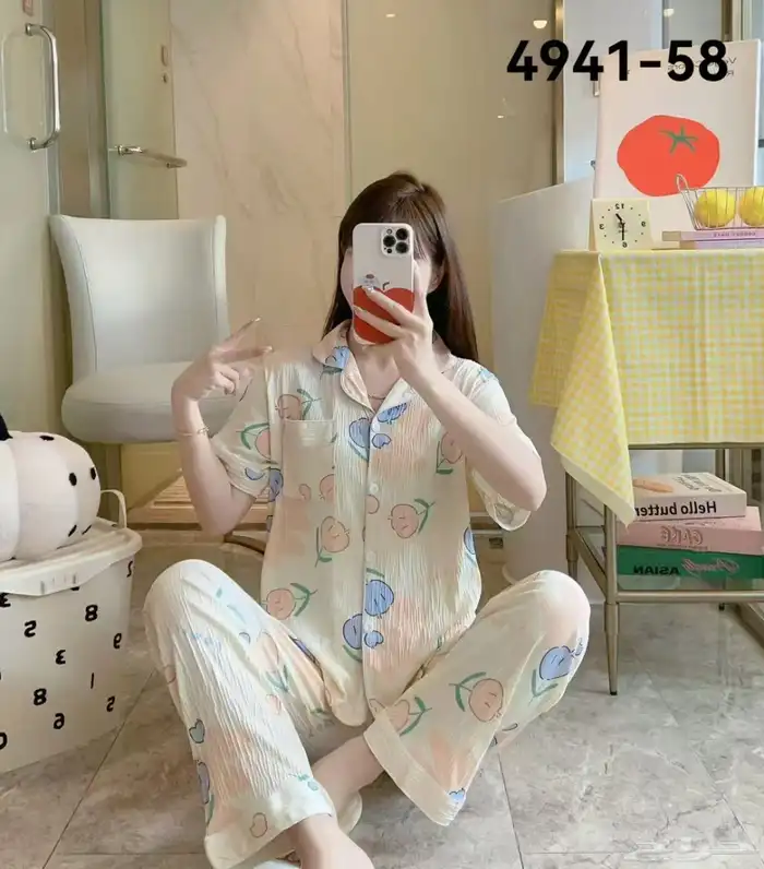 قمصان بجامات نسائية بالجمله 61