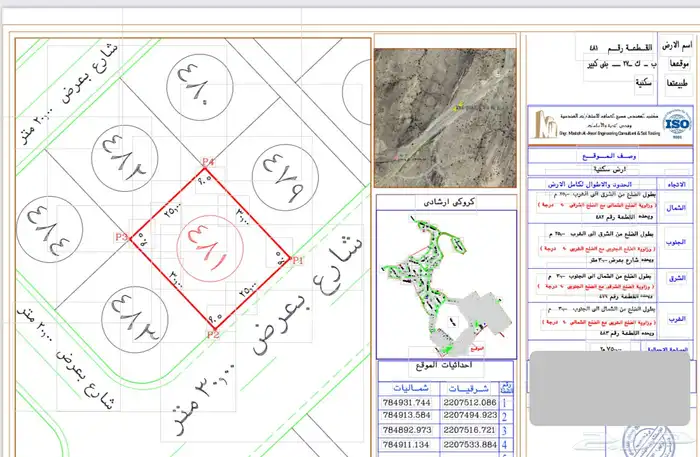 ارض سكنية للبيع بلجرشي رهوة سحيم 1