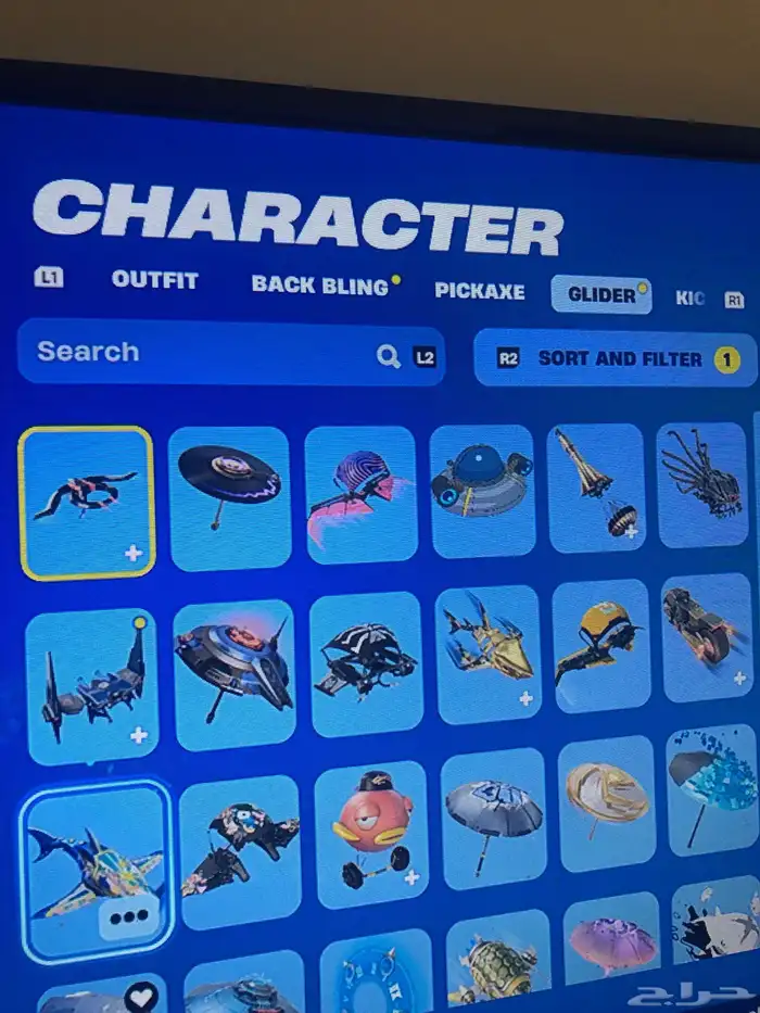 حساب للبيع فورت نايت سوني كامل لايجي اله الصامل ب 20دولار 20