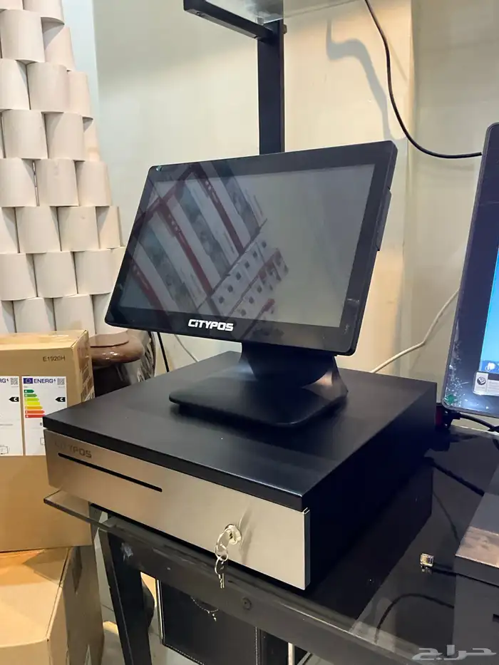 كاشير لمس بسعر مخفض بضمان معتمد الربط الاكتروني 6