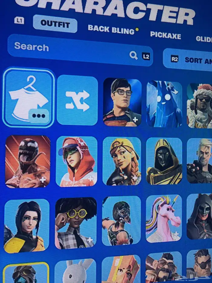 حساب للبيع فورت نايت سوني كامل لايجي اله الصامل ب 20دولار 0