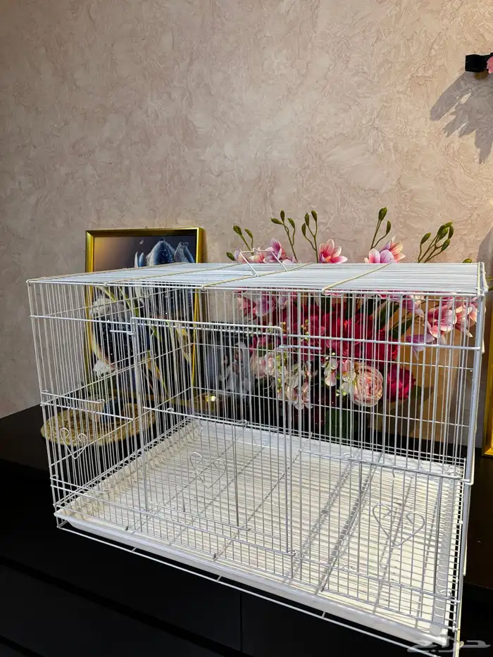 قفص كبير و عريض للببغاء و الطيور 0