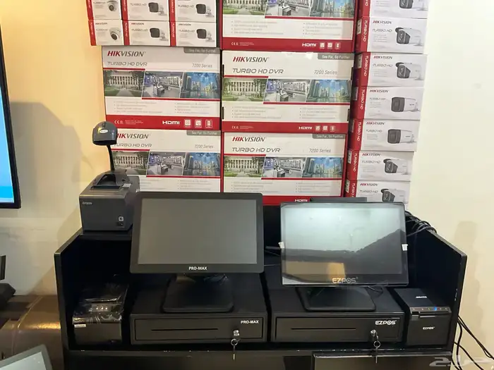 كاشير لمس بسعر مخفض بضمان معتمد الربط الاكتروني 1