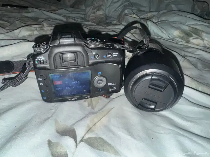 كمره سوني احترافيه الفا  a100 مع عدسه 300mm وعدسه 75 mm 5