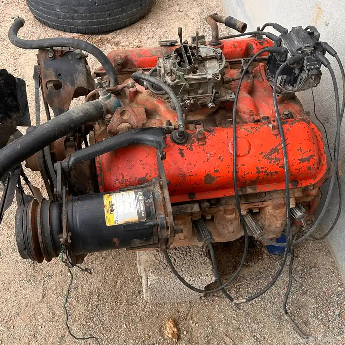 مكينة جمس حمرا 454 نظيفه جدا 3