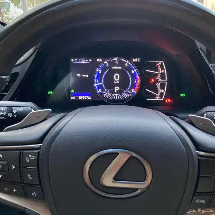 لكزس ES 350 CC موديل 2023 أسود سعودي الممشى 59 ألف كم 21