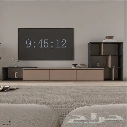 طقم طاولات متكامل (طاولة تلفزيون ركن كوفي طاوله الوسط) 0