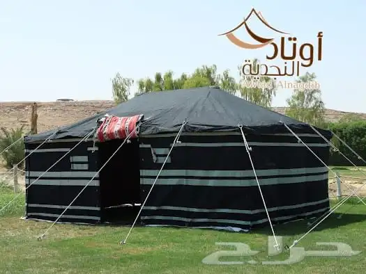 خيام متحركة حجازي ابيض مخطط بأسود خيام اسود مخطط بأبيض 6