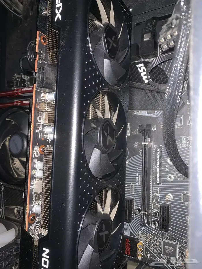 كرت شاشة AMD rx 6600xt ب 1000 1