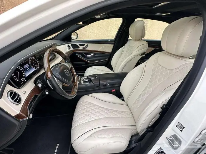 مرسيدس S400 لؤلؤي 2015 ماشي 95 ألف كت AMG بدي وكالة 56