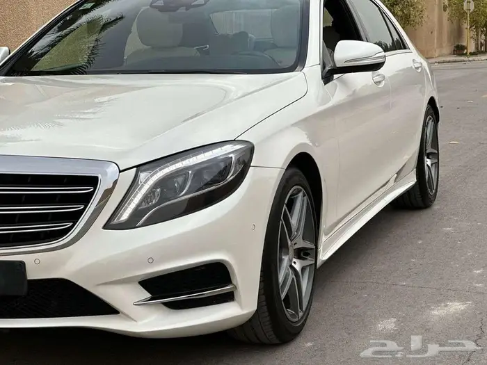 مرسيدس S400 لؤلؤي 2015 ماشي 95 ألف كت AMG بدي وكالة 10