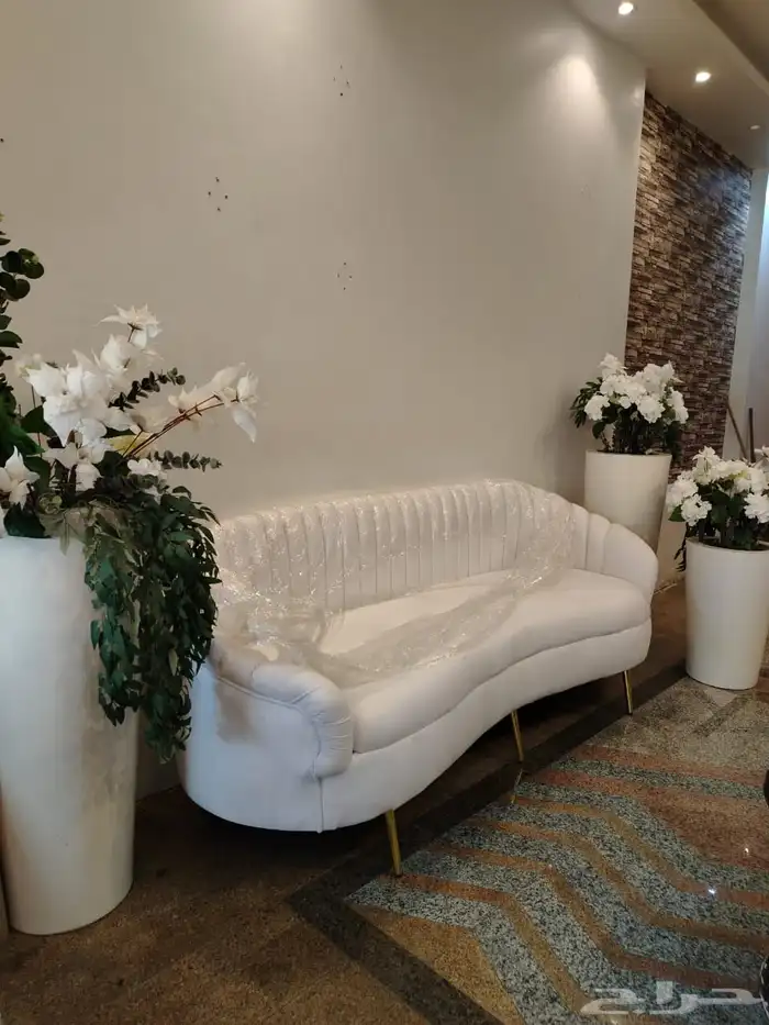 طاولة استقبال - طقم شبكه - كرسي كوشه مع المراكن 4