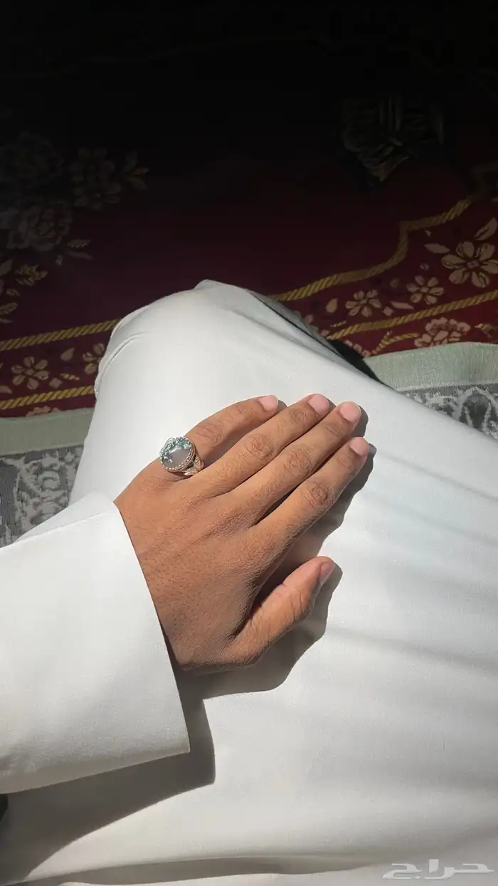 خاتم عقيق مشجر 0