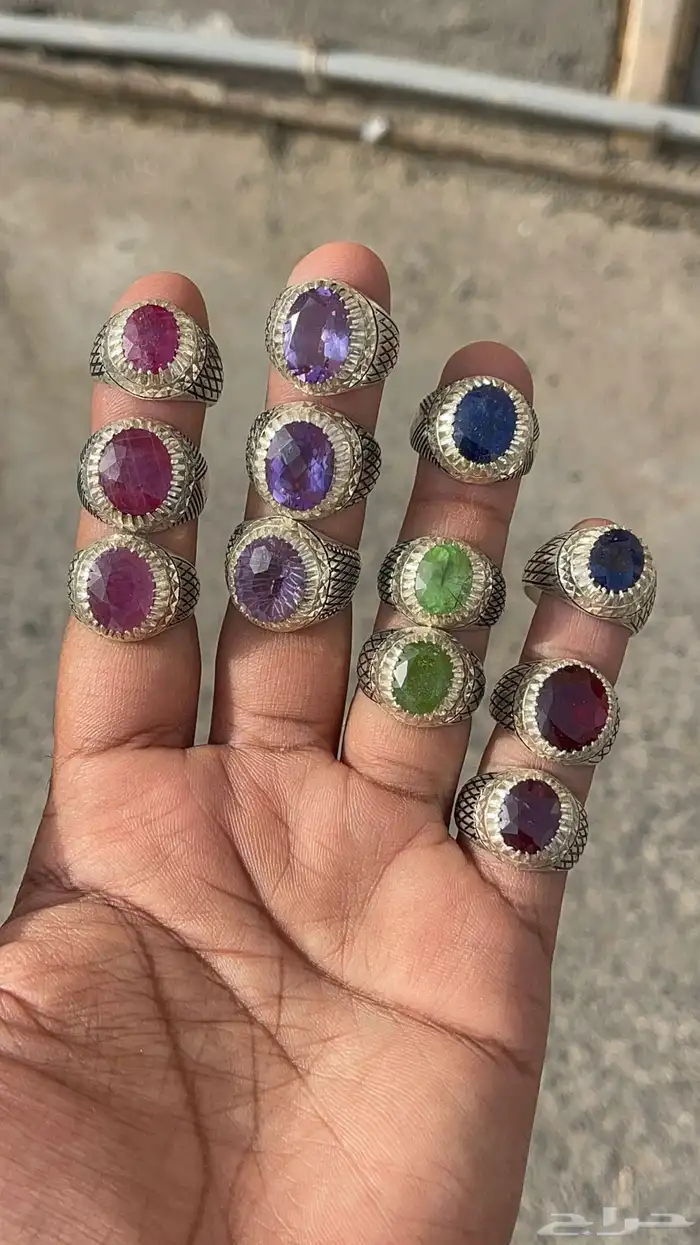 جمله خواتم فضه فصوص براقيات 0