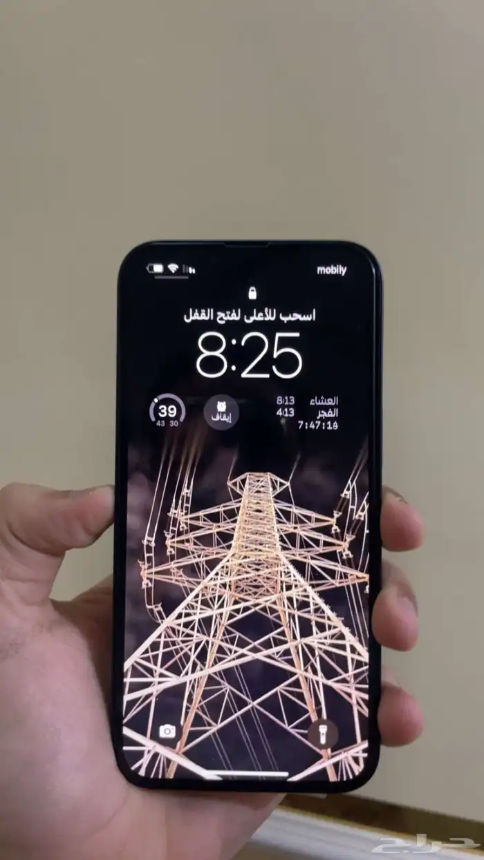 ايفون 14عادي اسود بطاريه88اقبل البدل ايفون 15عادي 0