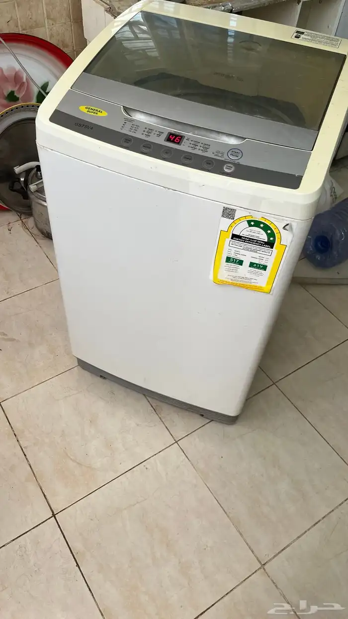 البيع غساله اتماتيكيه  ثلاجه كبيره فيها عطل واحد يبيلها كمب 3