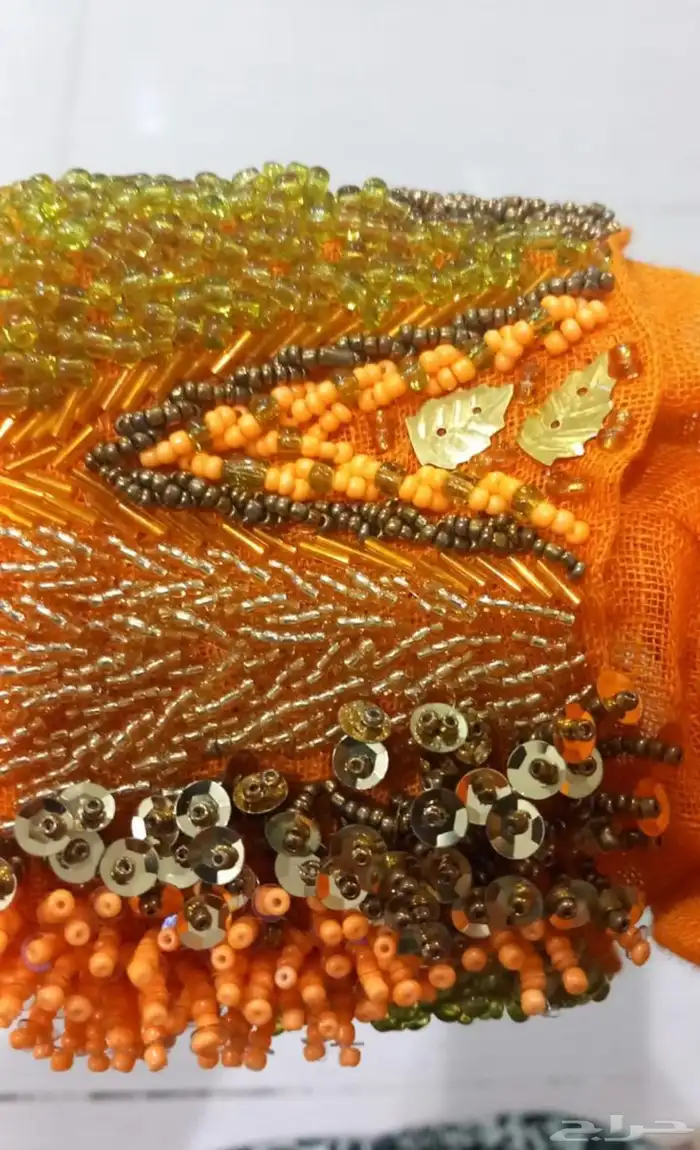 تطريز شغل يدوي مميز بالخيط والخرز والكرستال 18