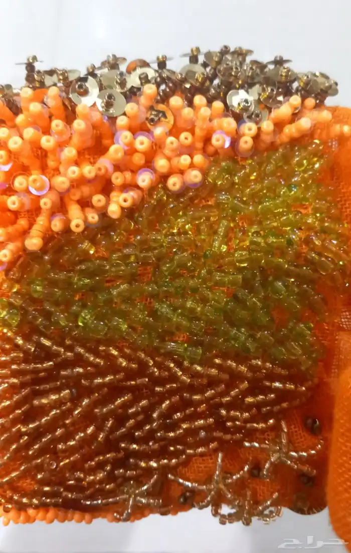 تطريز شغل يدوي مميز بالخيط والخرز والكرستال 19