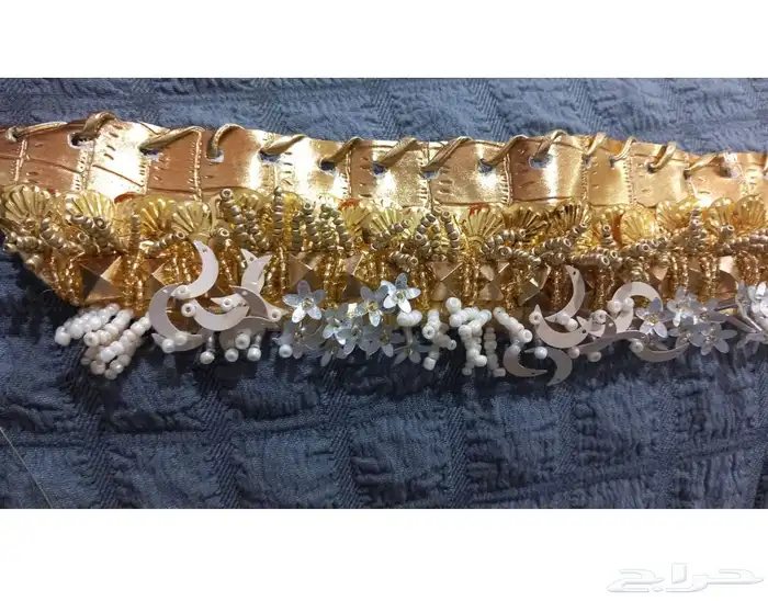 تطريز شغل يدوي مميز بالخيط والخرز والكرستال 8