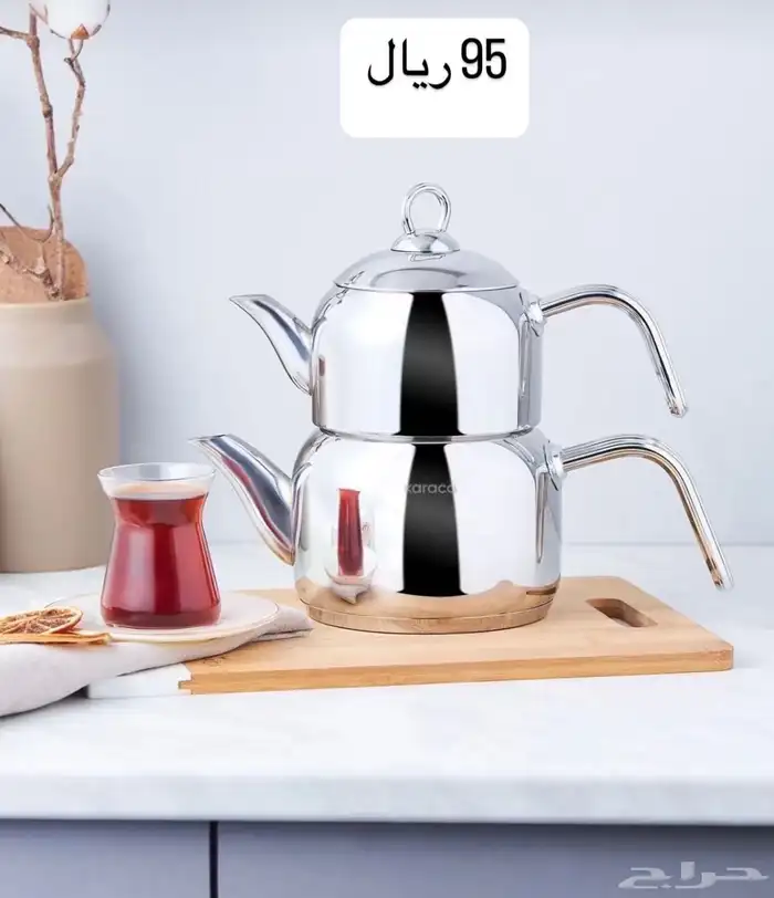 ابريق شاي صناعة تركية اشكال متعددة وألوان مختلفة واطقم طعام 16