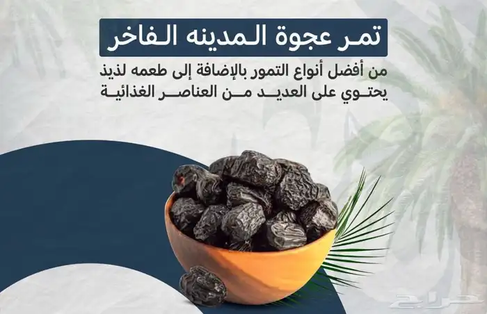 تمر عجوة المدينه المنوره 1