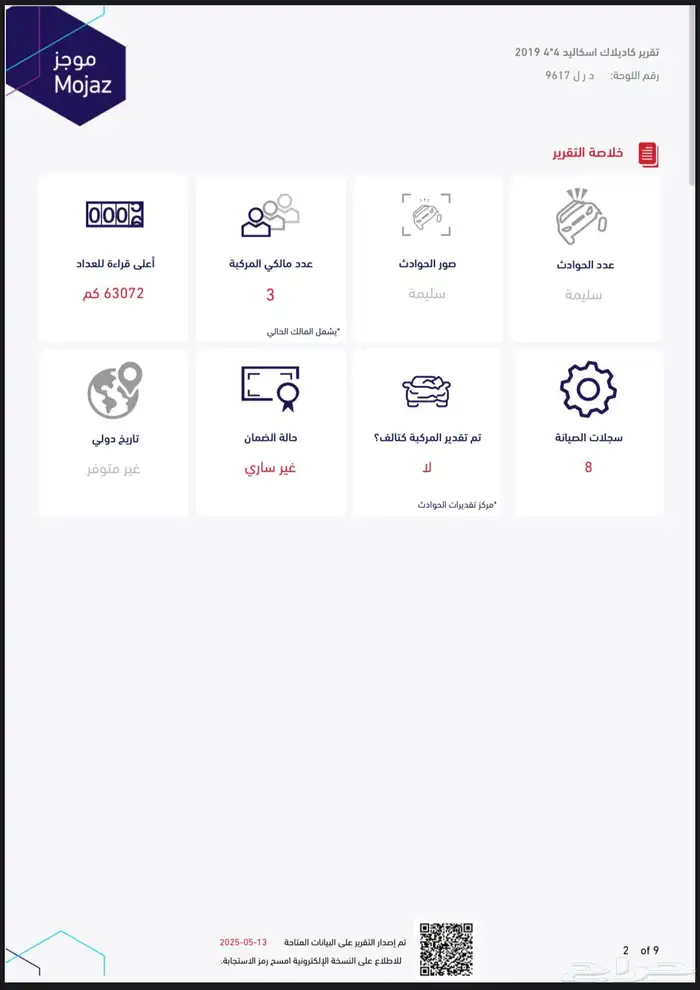 كاديلاك اسكاليد 2019 بريميوم الجميح مخزن 24
