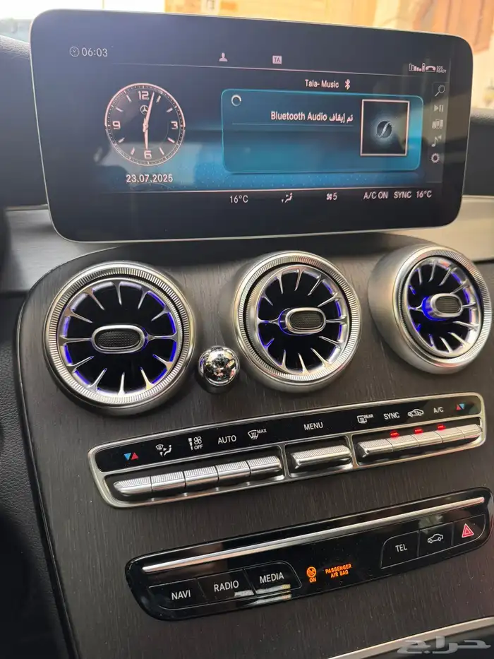 مرسيدس C200 كوبيه اسود 3