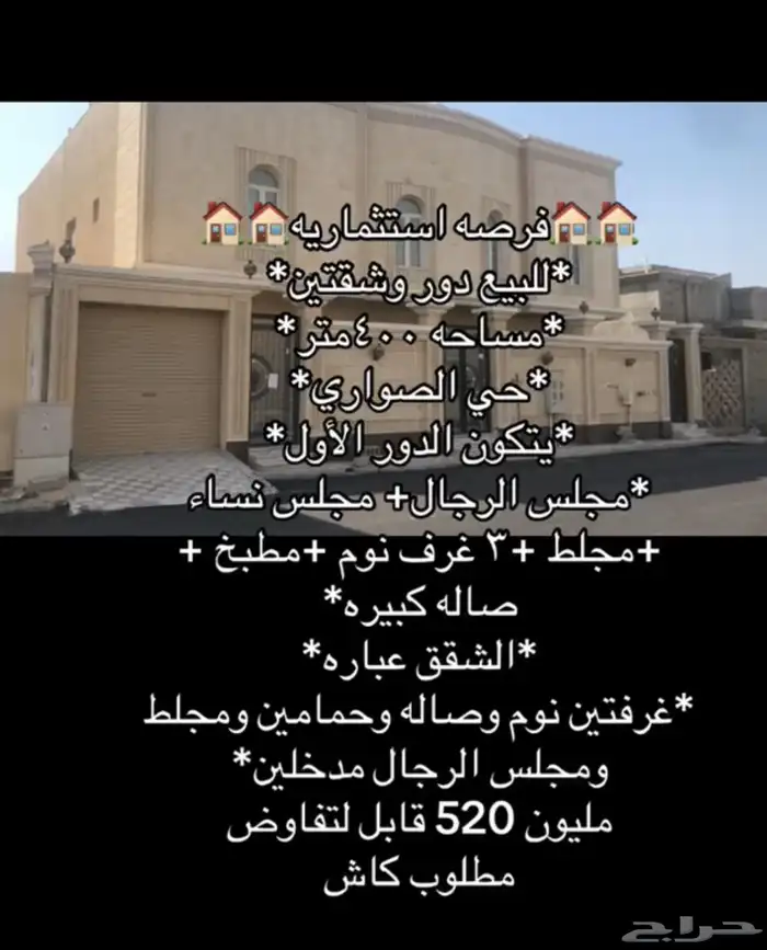 فلل دبلكسات شقق جميعها متوفره وجميع الاسعار 10