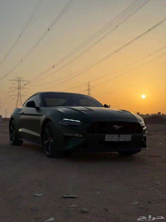 موستنج GT Premium موديل 2022 - اللون الأخضر النادر والوحيد 2
