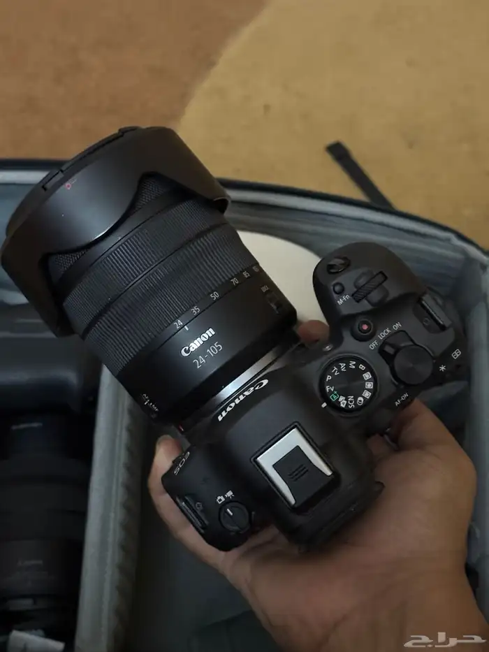 للبيع كاميرا كانون canon R6 ii عدسة 24-105 F4 4