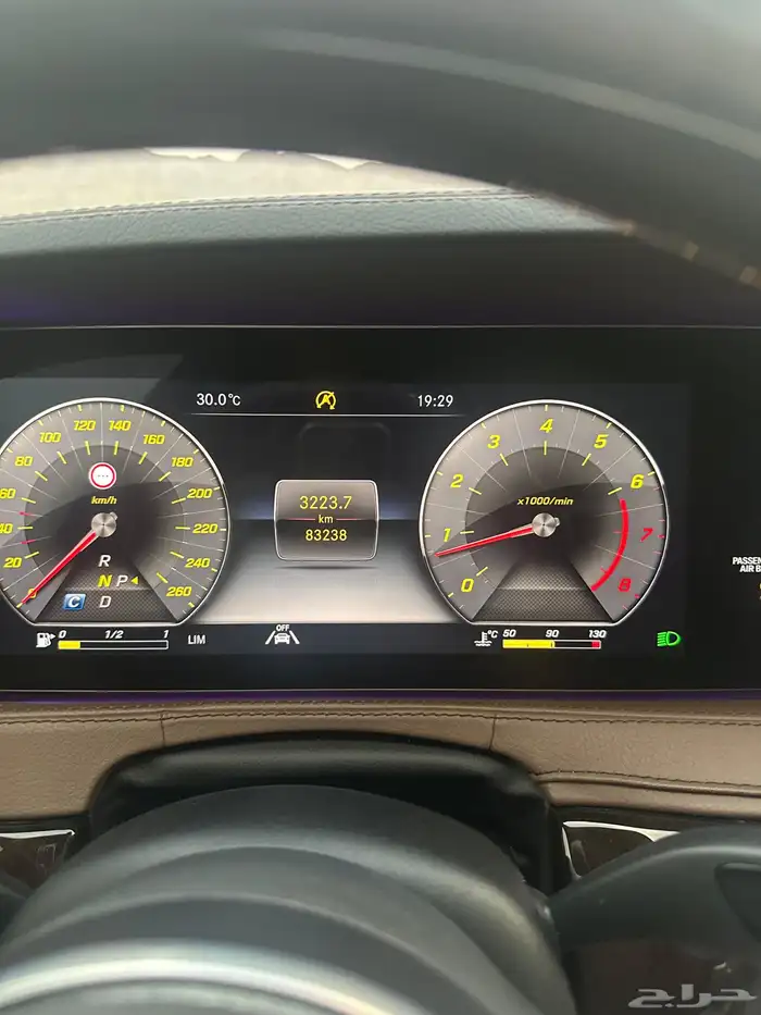 مرسيدس2020-S560 بطاقة جمرك 19