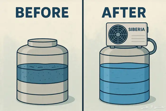 مكيف خزان 25